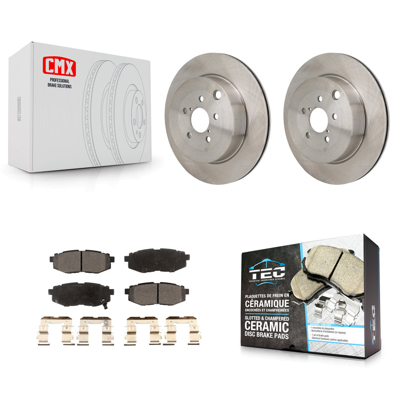 Transit Auto K8T-104752 Disc Brake Kit for 2017-2019 Toyota 86, Subaru BRZ - Rear product image