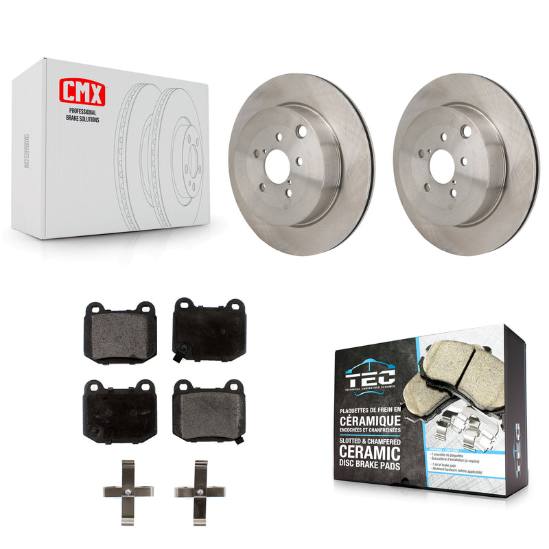Transit Auto K8T-104753 Disc Brake Kit for 2017-2020 Toyota 86, Subaru BRZ - Rear product image