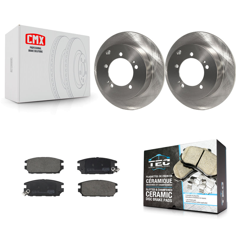 Transit Auto K8T-104756 Disc Brake Kit for 1995 Mitsubishi Eclipse - Rear product image