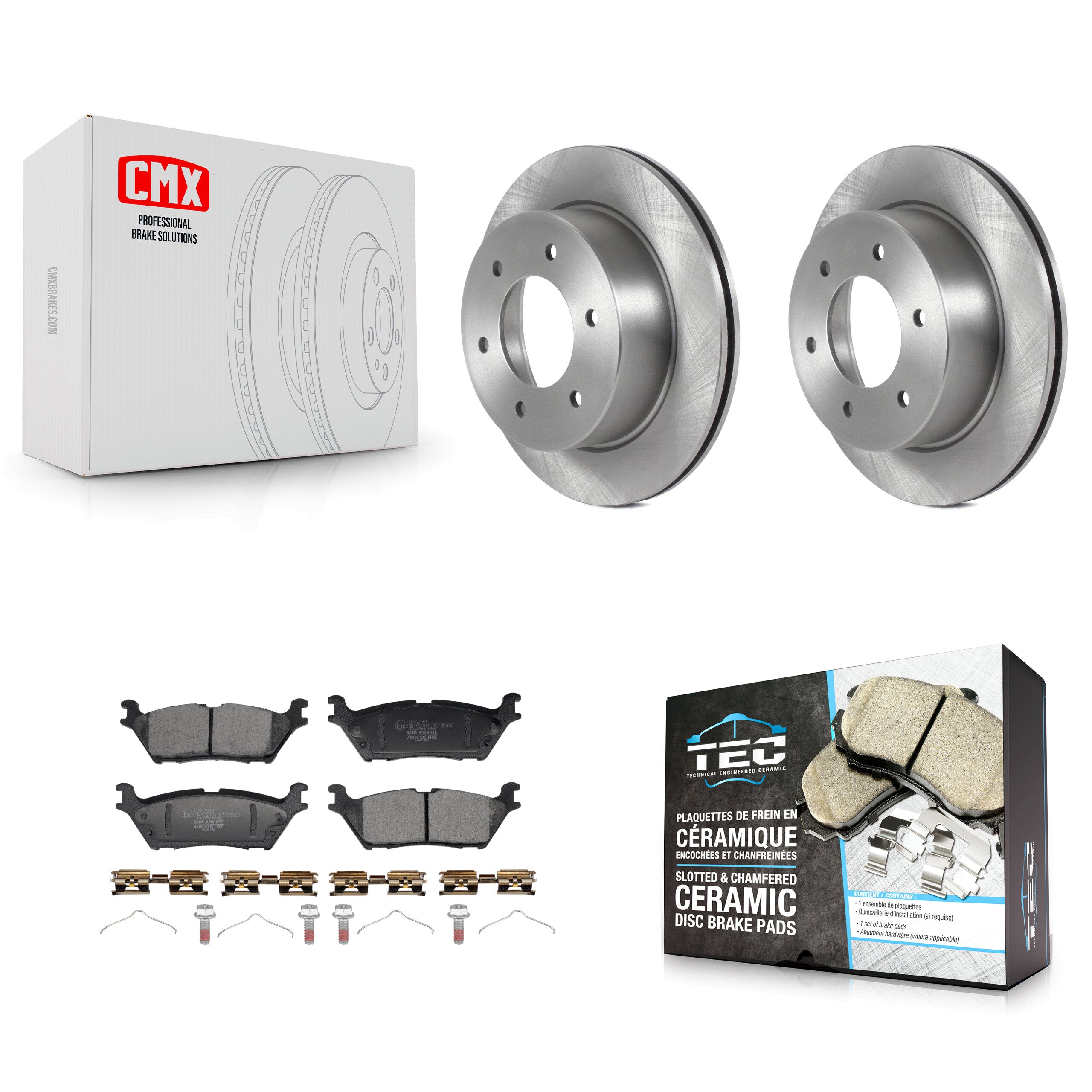 Transit Auto K8T-104762 Disc Brake Kit for 2022-2023 Ford Bronco - Rear product image