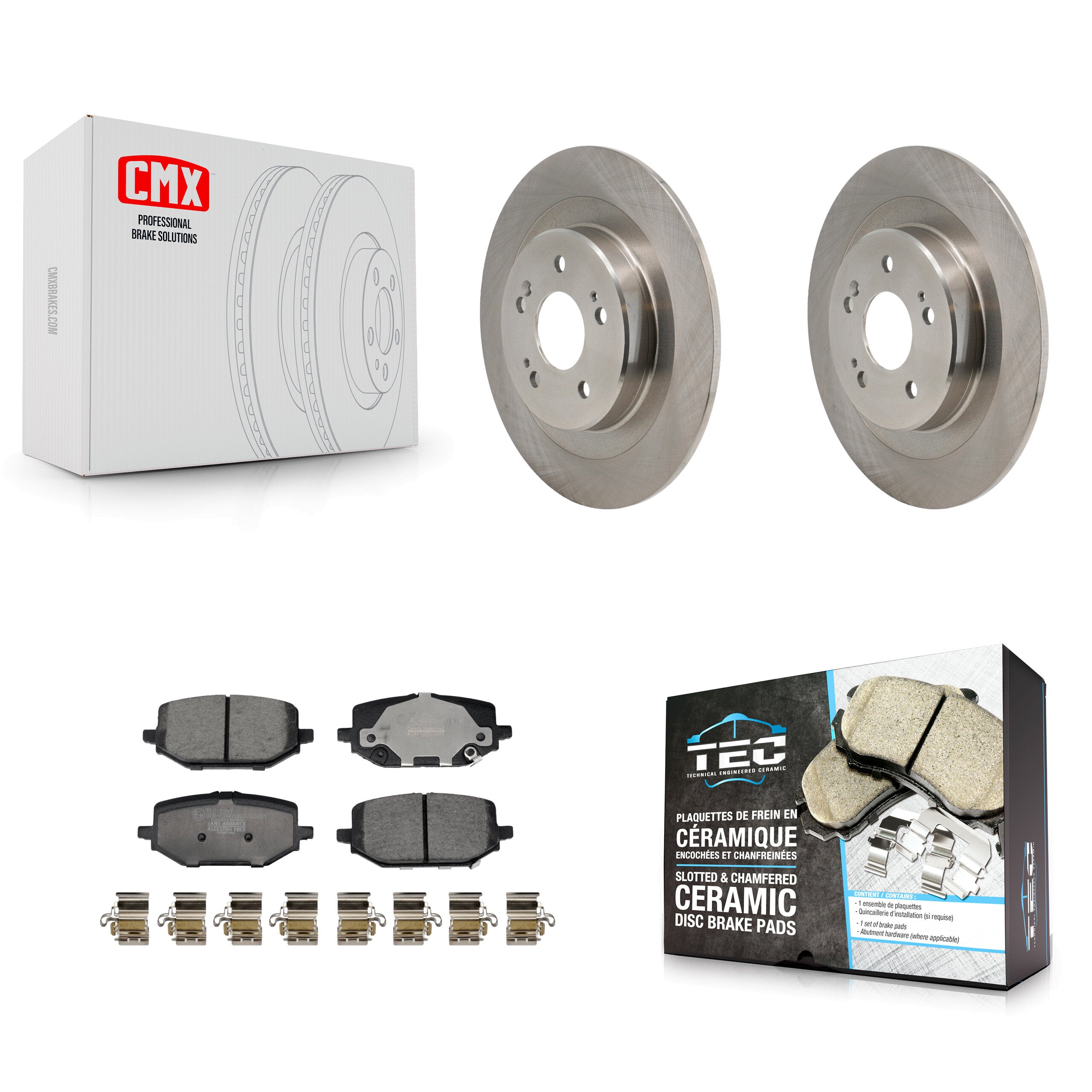 Transit Auto K8T-104765 Disc Brake Kit for 2022-2024 Acura MDX - Rear product image
