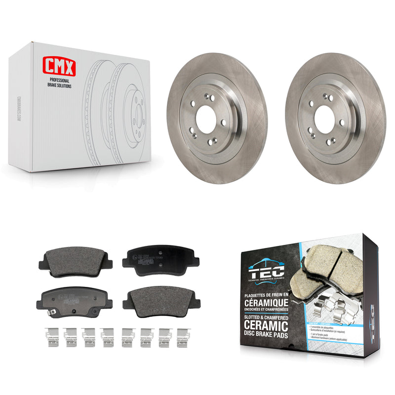 Transit Auto K8T-104766 Disc Brake Kit for 2021-2023 Genesis GV60, Hyundai Ioniq 6, Kia EV6 & more - Rear product image