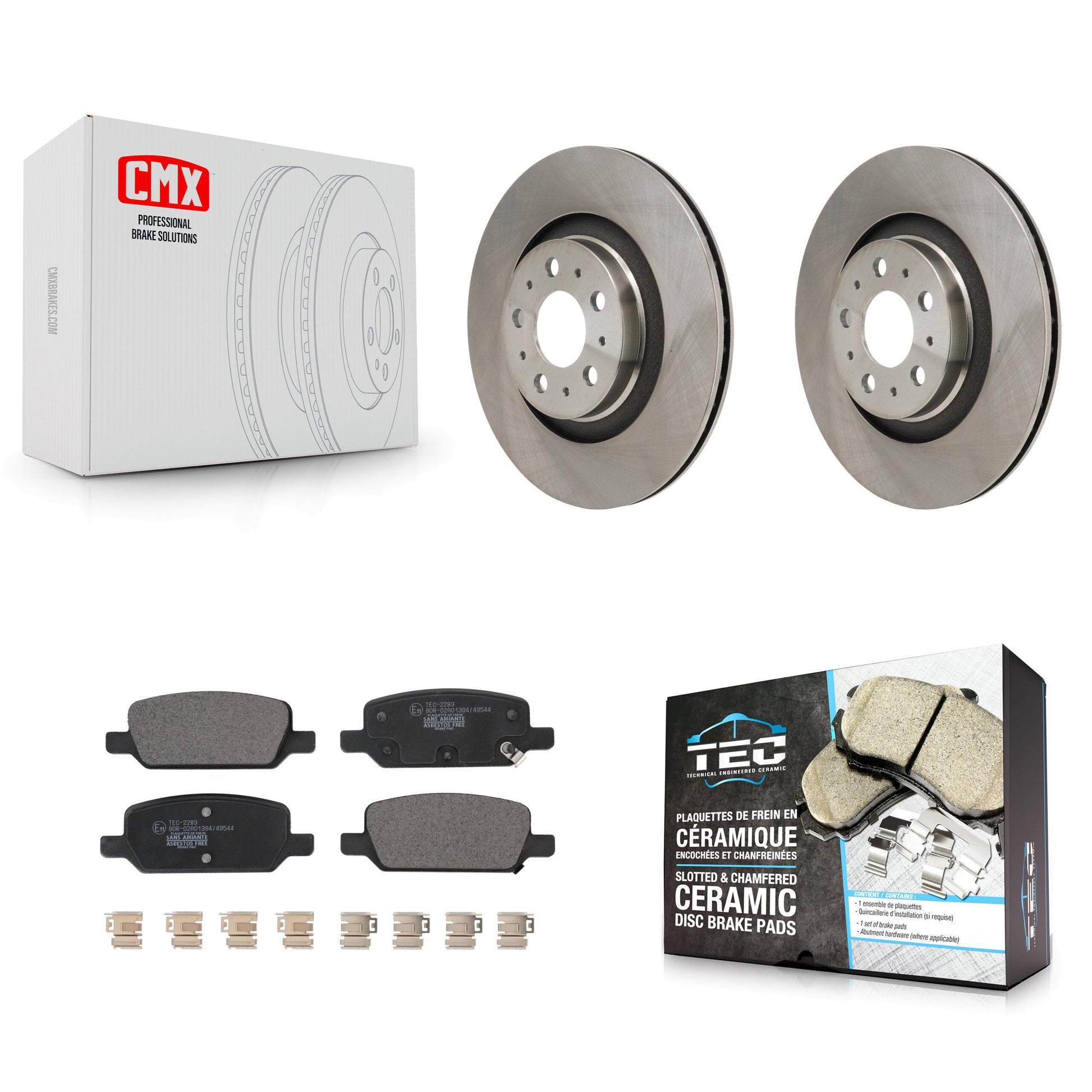 Transit Auto K8T-104767 Disc Brake Kit for 2020-2022 Tesla Y - Rear product image