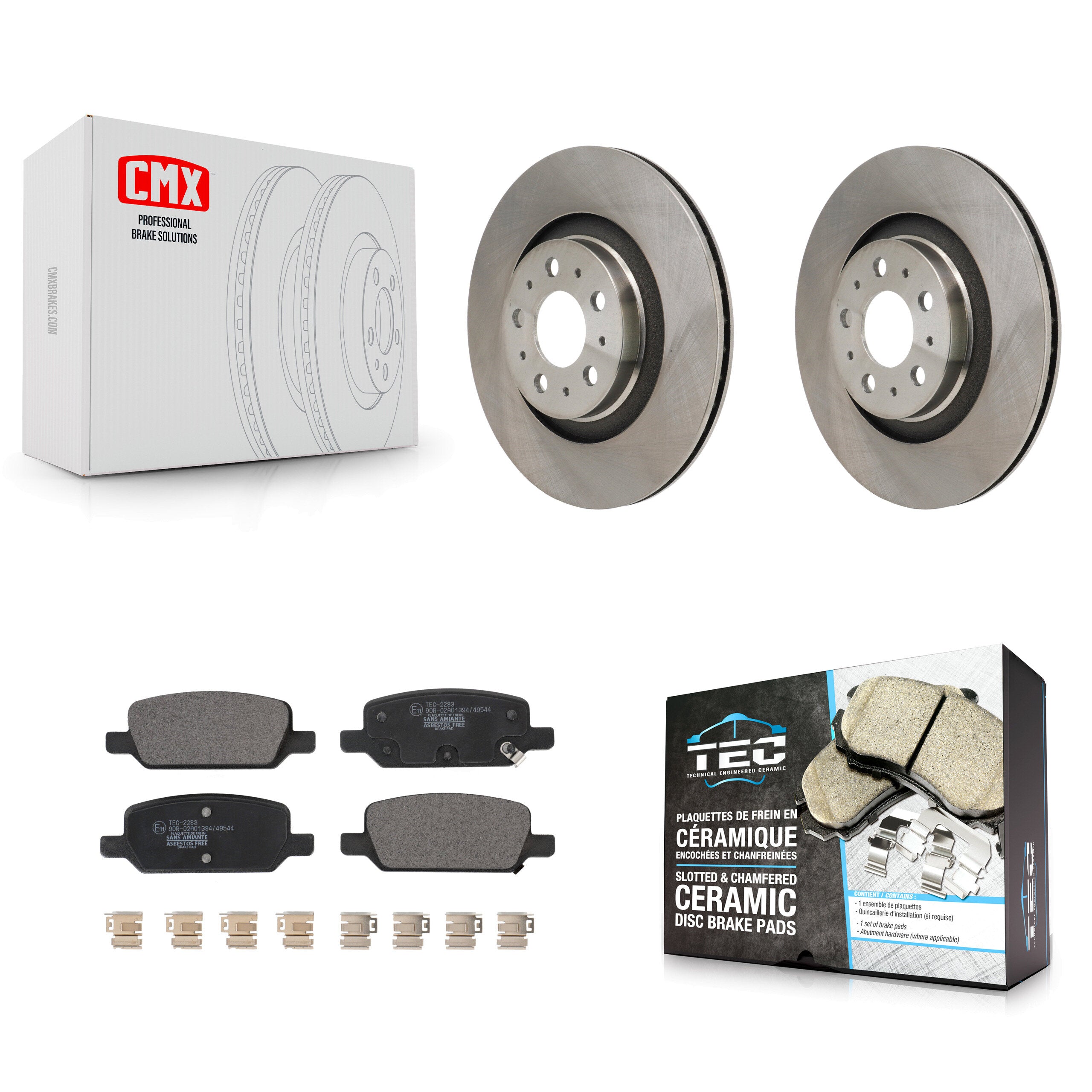 Transit Auto K8T-104767 Disc Brake Kit for 2020-2022 Tesla Y - Rear product image