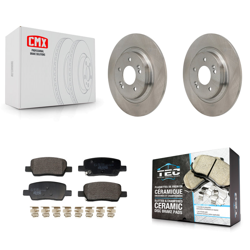 Transit Auto K8T-104770 Disc Brake Kit for 2021-2024 Kia Sorento, Hyundai Santa Fe - Rear product image