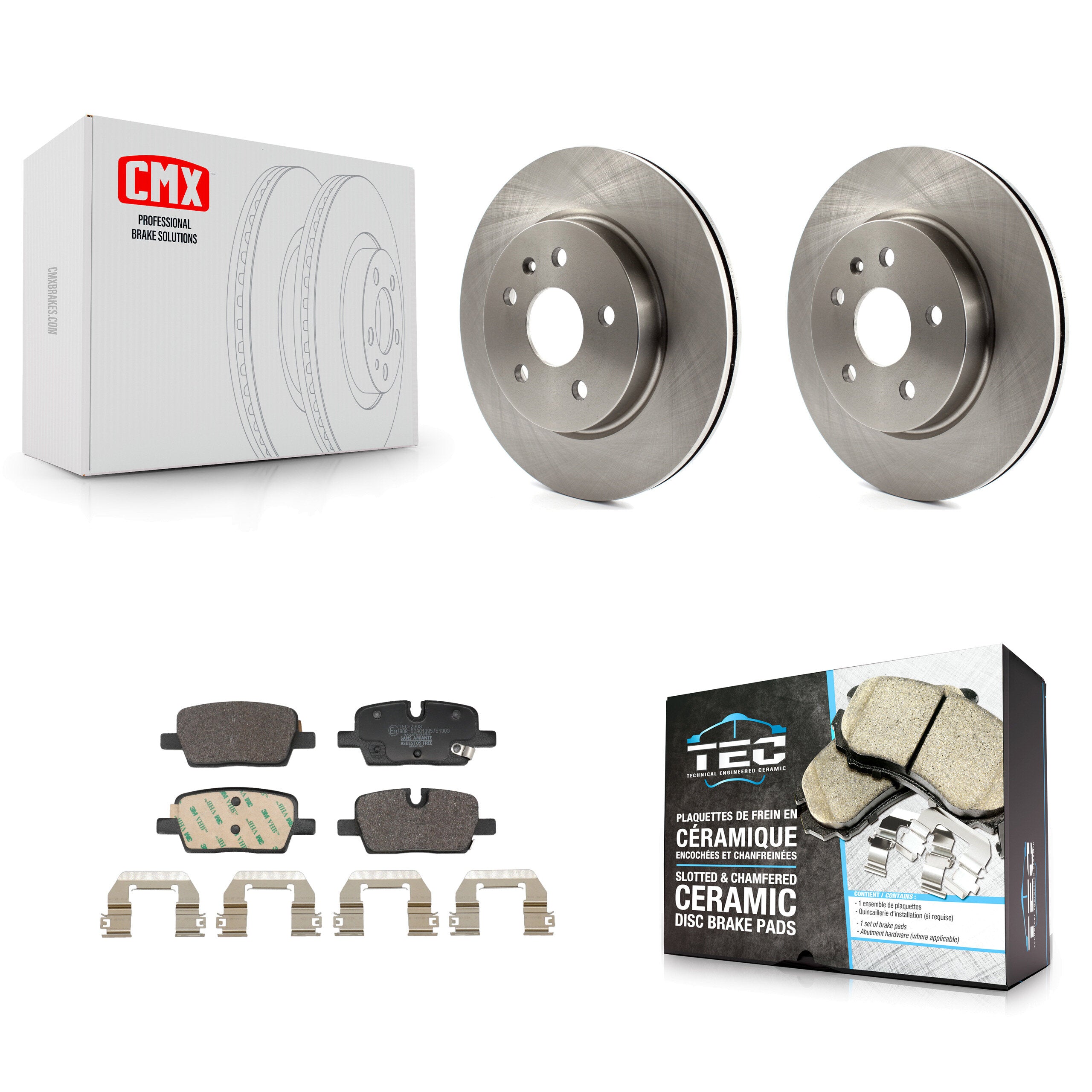 Transit Auto K8T-104781 Disc Brake Kit for 2021-2023 Cadillac CT5 - Rear product image