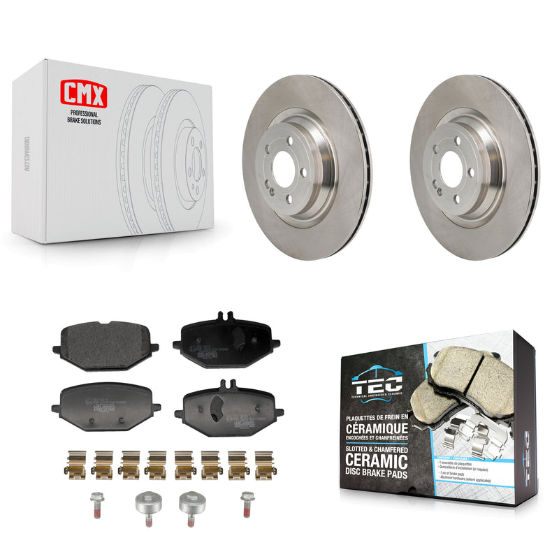 Transit Auto K8T-104785 Disc Brake Kit for 2020-2023 Mercedes-Benz Maybach GLS600, Mercedes-Benz GLE350, Mercedes-Benz GLE450 & more - Rear product image