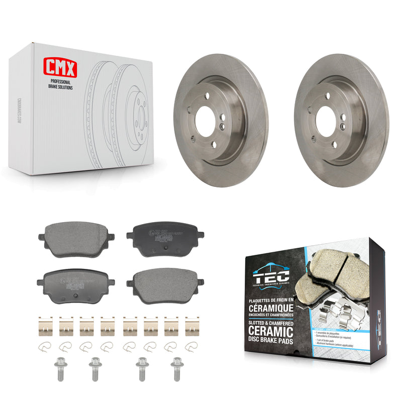 Transit Auto K8T-104787 Disc Brake Kit for 2019-2023 Mercedes-Benz CLA250, Mercedes-Benz A220 - Rear product image