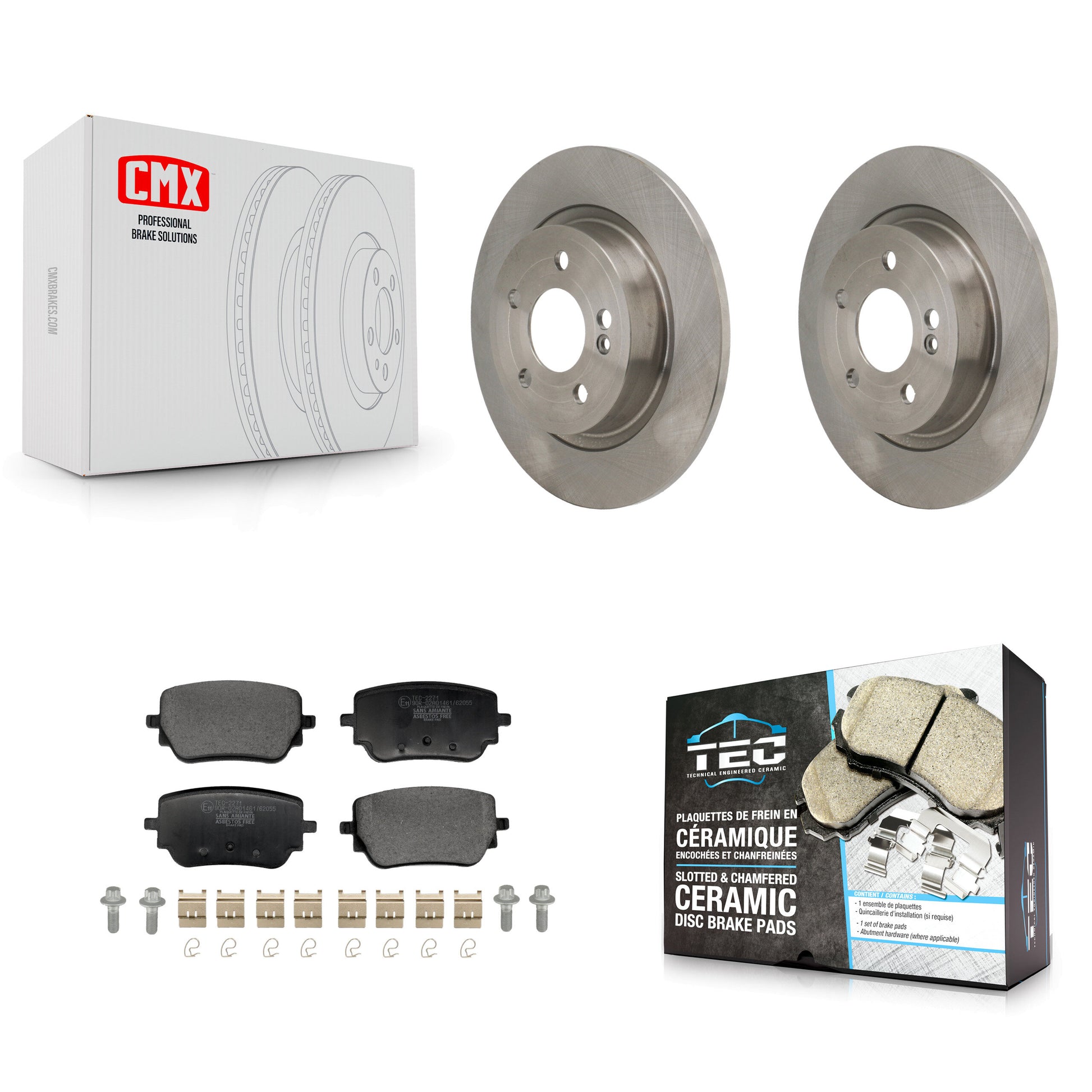 Transit Auto K8T-104788 Disc Brake Kit for 2019-2022 Mercedes-Benz A220 - Rear product image