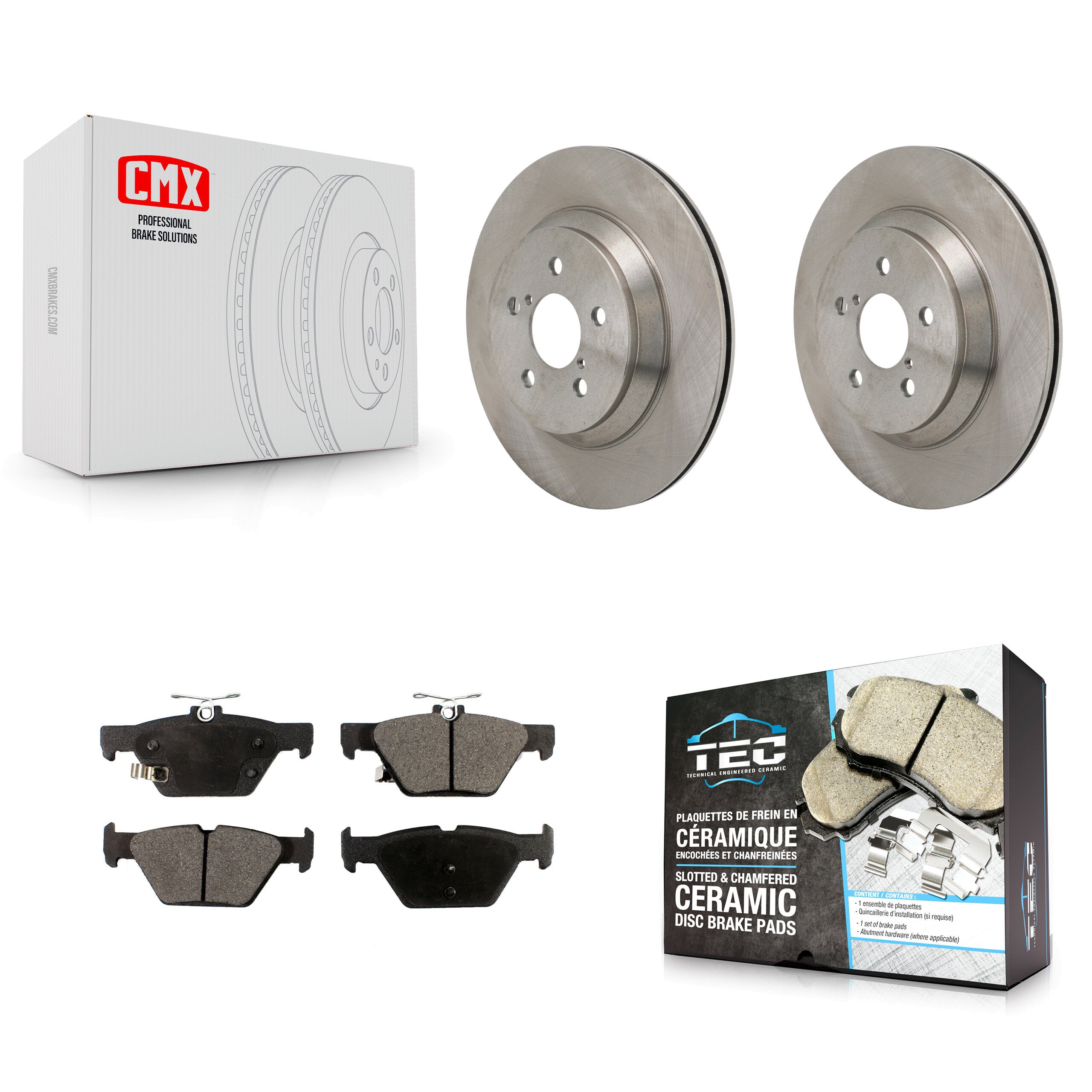 Transit Auto K8T-104791 Disc Brake Kit for 2021-2023 Subaru Crosstrek - Rear product image
