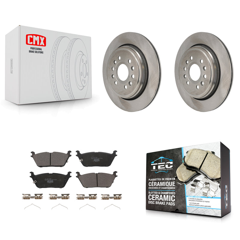Transit Auto K8T-104795 Disc Brake Kit for 2021-2024 Jeep Grand Wagoneer L, Jeep Wagoneer L, Jeep Grand Wagoneer & more - Rear product image