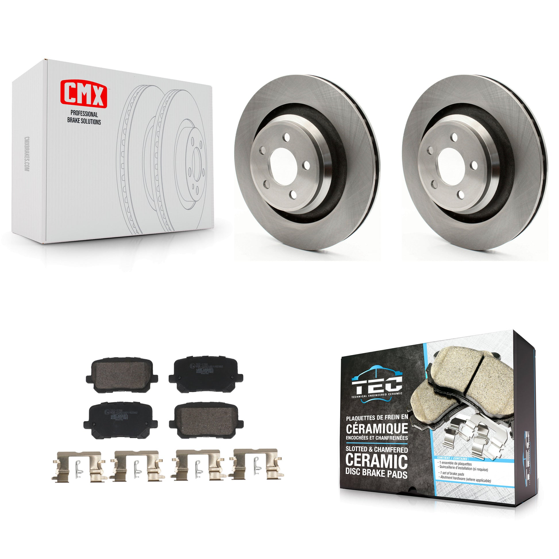 Transit Auto K8T-104798 Disc Brake Kit for 2014-2022 Dodge Charger - Rear product image