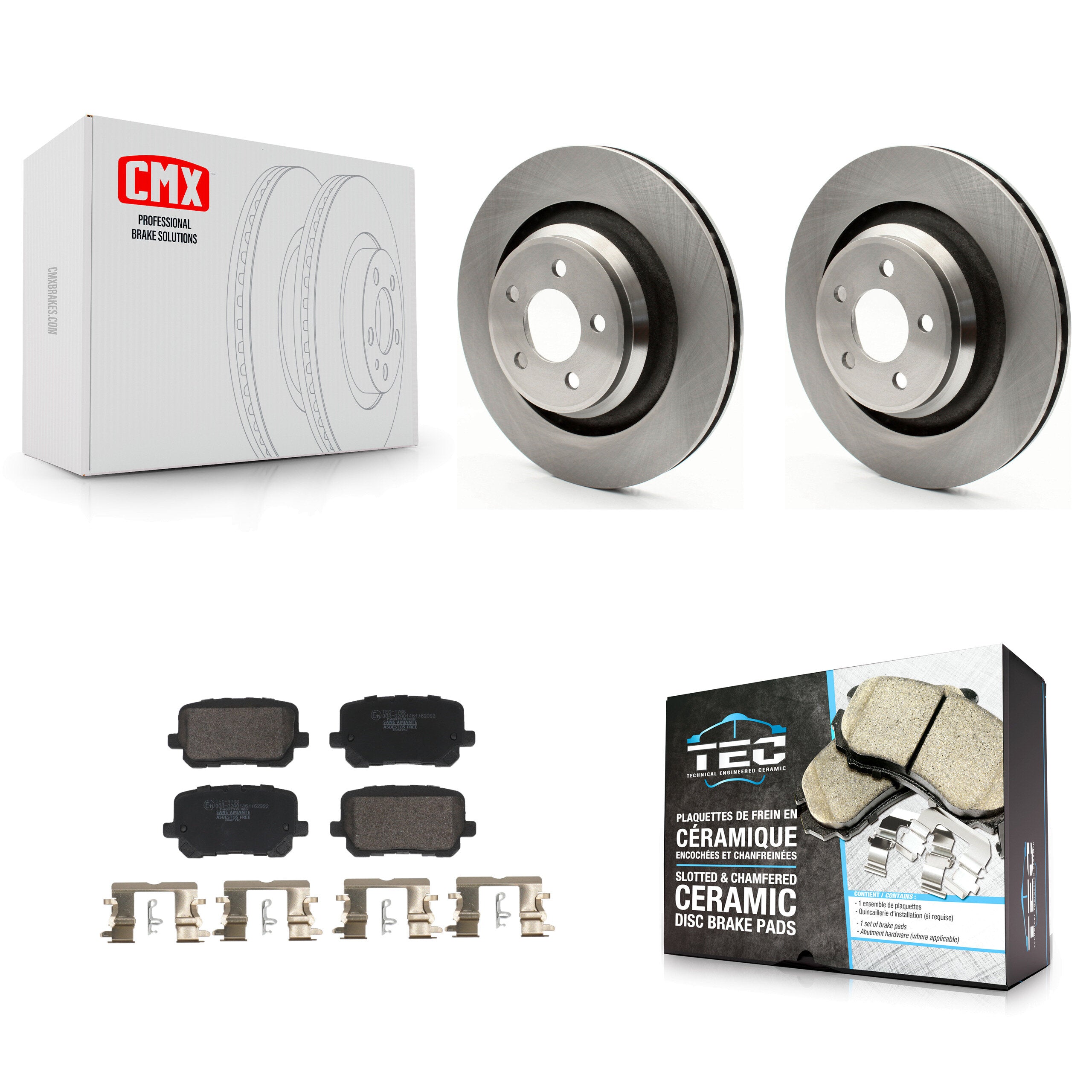 Transit Auto K8T-104798 Disc Brake Kit for 2014-2022 Dodge Charger - Rear product image