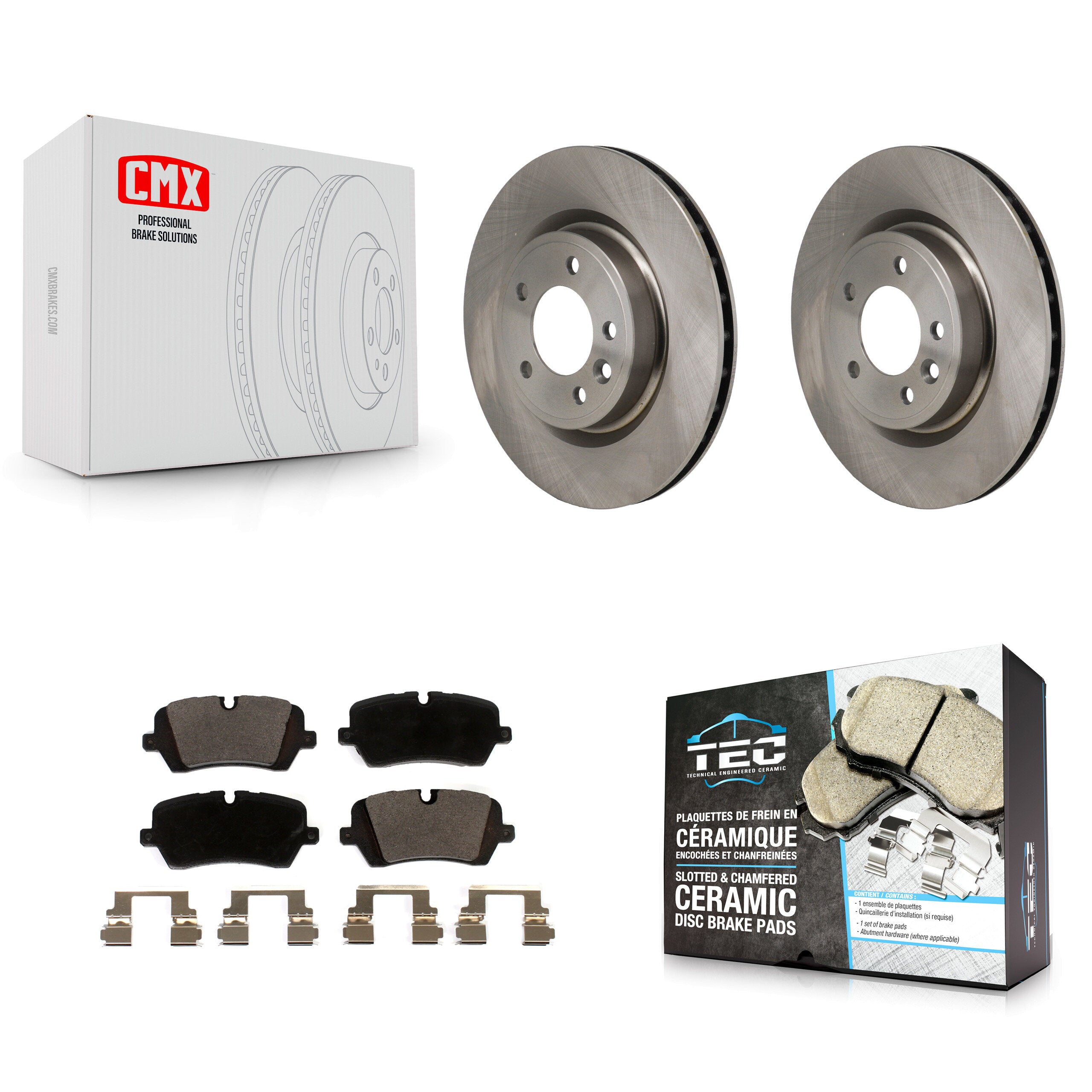 Transit Auto K8T-104800 Disc Brake Kit for 2018-2024 Land Rover Discovery, Land Rover Range Rover - Rear product image