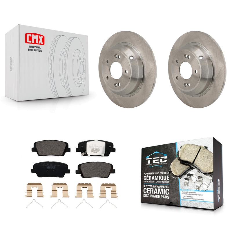 Transit Auto K8T-104802 Disc Brake Kit for 2018-2023 Genesis G70, Kia Stinger - Rear product image