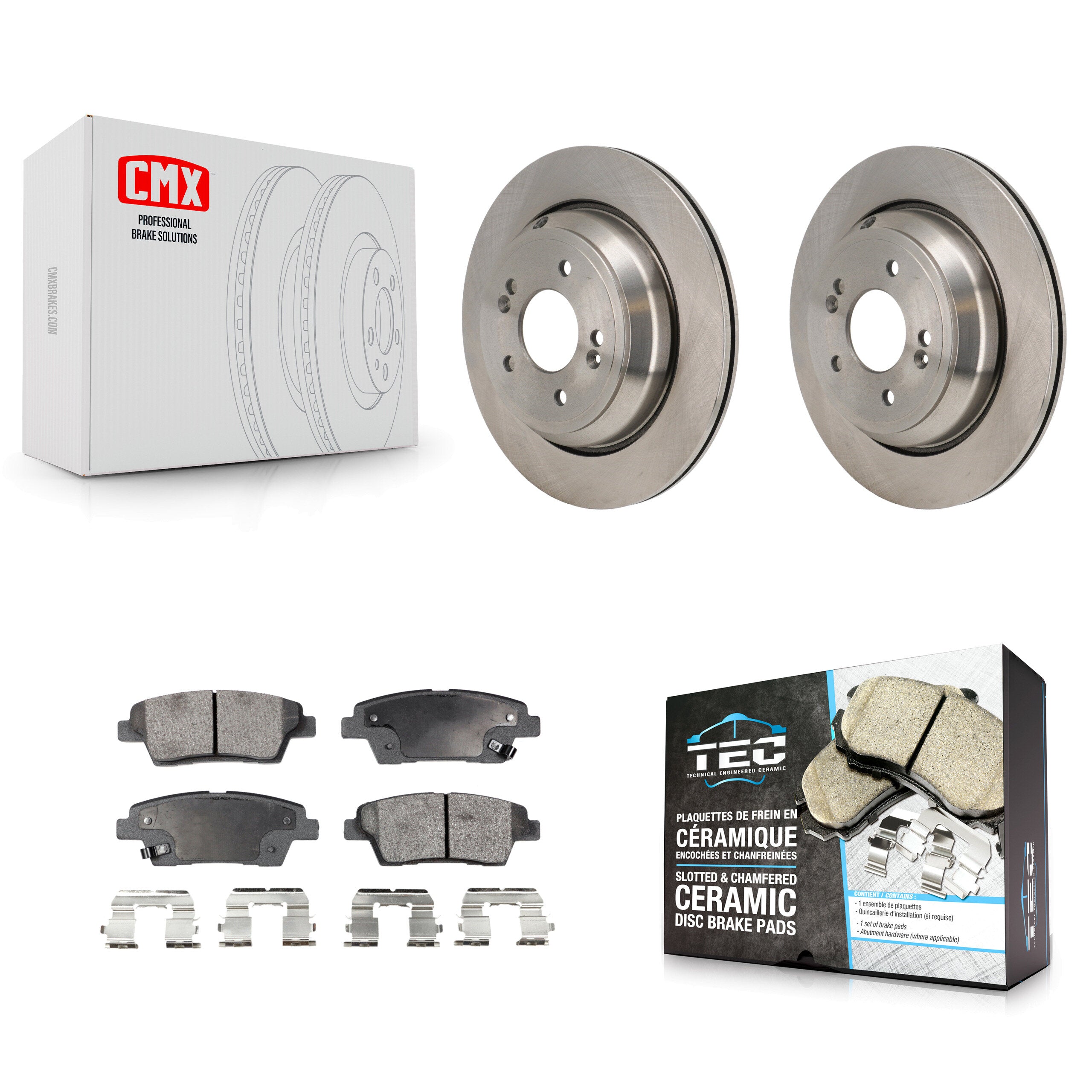 Transit Auto K8T-104806 Disc Brake Kit for 2015 Kia K900 - Rear product image