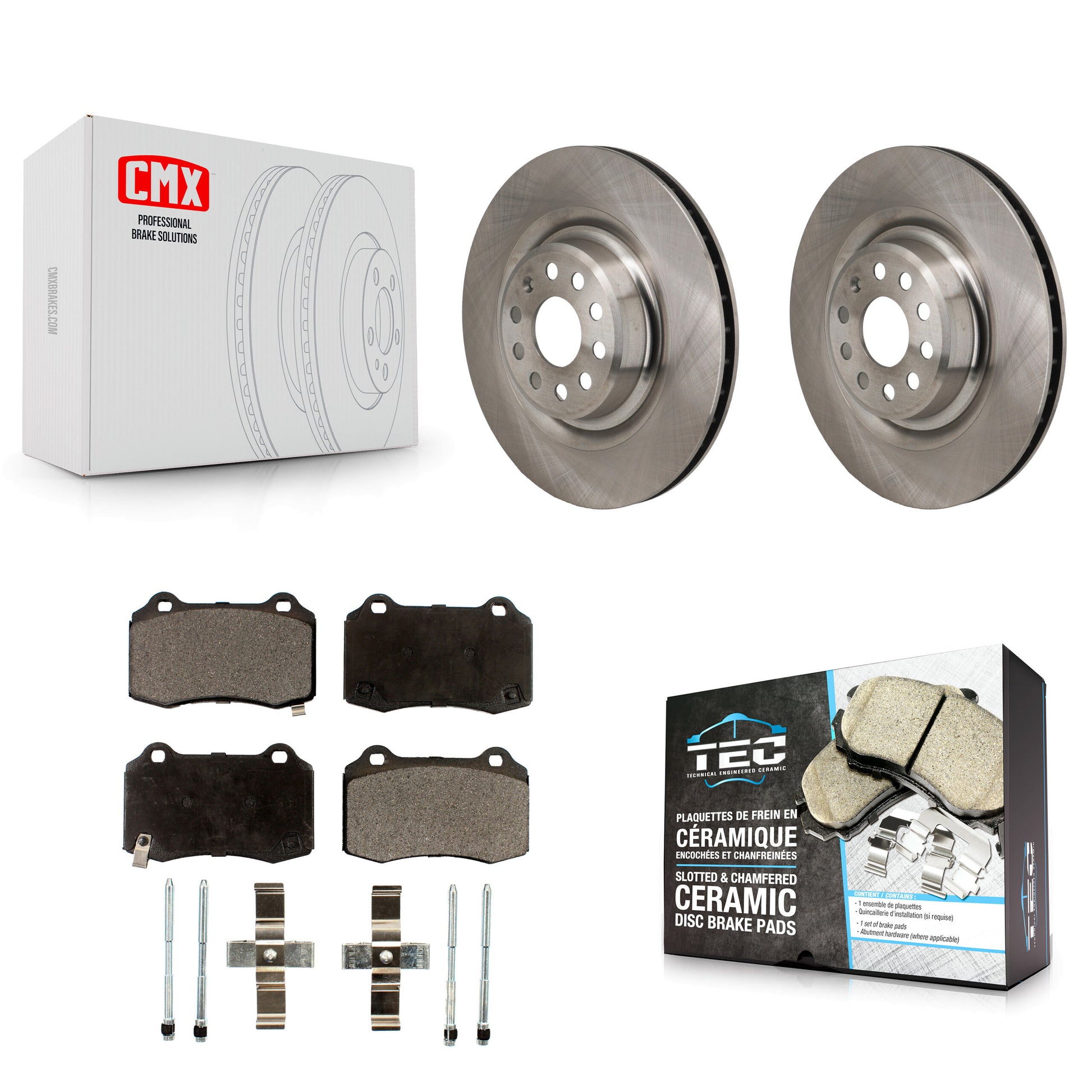 Transit Auto K8T-104808 Disc Brake Kit for 2012-2016 Tesla S - Rear product image