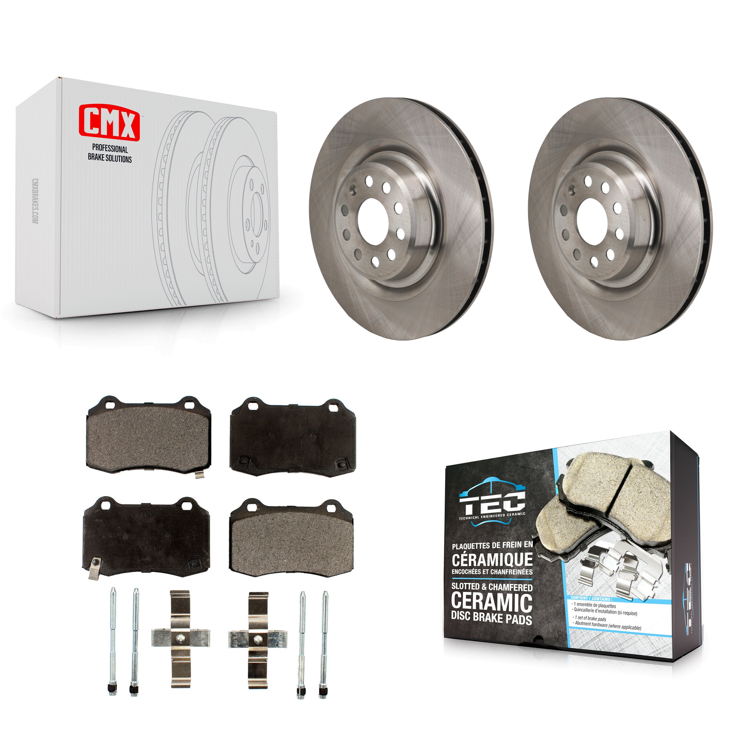 Transit Auto K8T-104808 Disc Brake Kit for 2012-2016 Tesla S - Rear product image