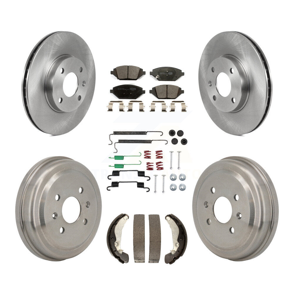 Transit Auto K8T-104810 Disc Brake Kit for 2016-2021 Chevrolet Spark - Front and Rear product image