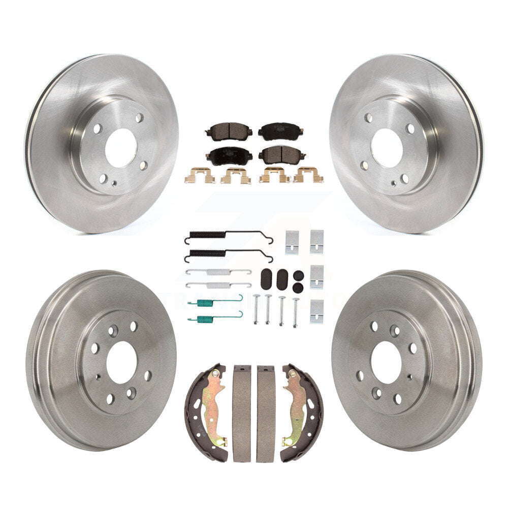 Transit Auto K8T-104811 Disc Brake Kit for 2016-2020 Toyota Yaris, Toyota Yaris iA, Scion iA - Front and Rear product image