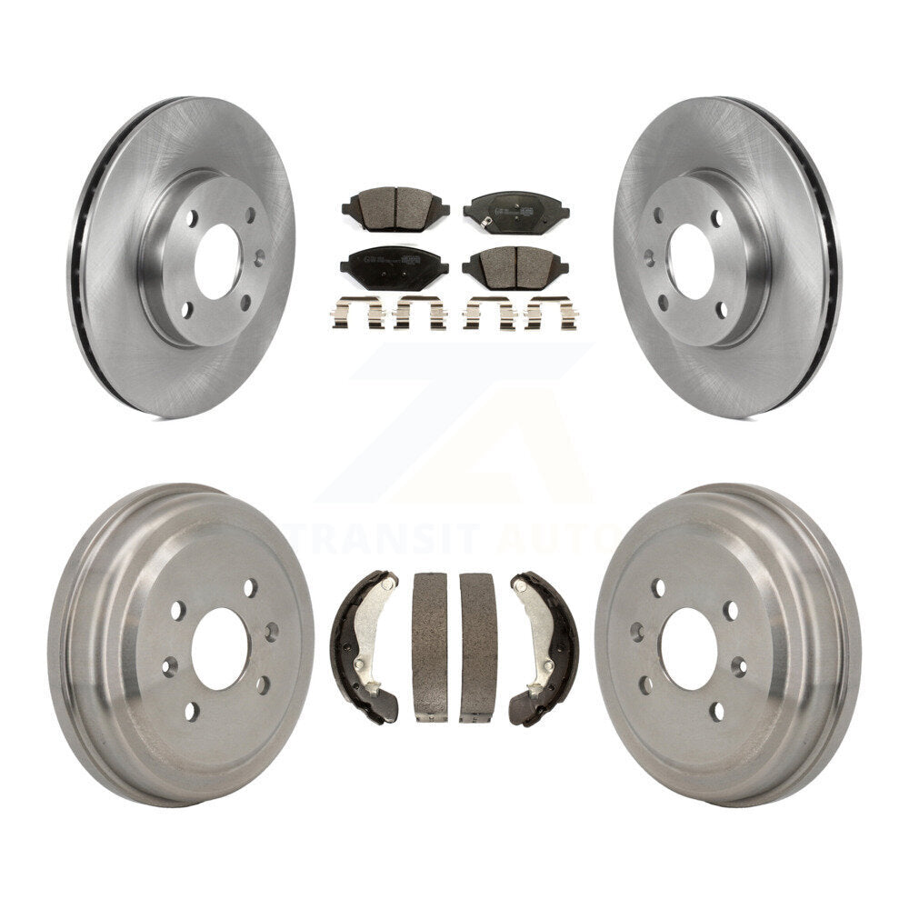 Transit Auto K8T-104814 Disc Brake Kit for 2016-2021 Chevrolet Spark - Front and Rear product image