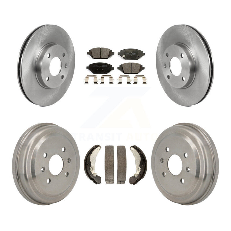 Transit Auto K8T-104814 Disc Brake Kit for 2016-2021 Chevrolet Spark - Front and Rear product image