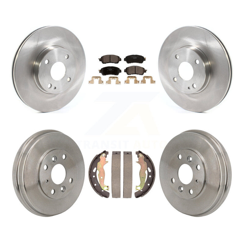 Transit Auto K8T-104815 Disc Brake Kit for 2016-2020 Toyota Yaris, Toyota Yaris iA, Scion iA - Front and Rear product image