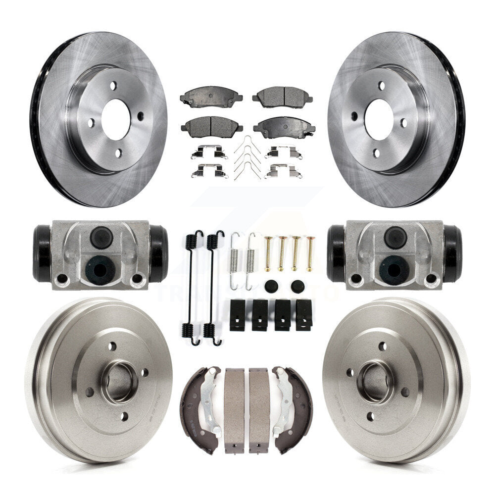 Transit Auto K8T-104829 Disc Brake Kit for 2012-2019 Nissan Micra, Nissan Versa, Nissan Versa Note - Front and Rear product image