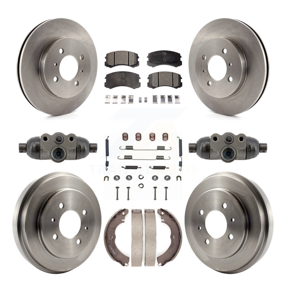 Transit Auto K8T-104838 Disc Brake Kit for 2002-2007 Mitsubishi Lancer - Front and Rear product image