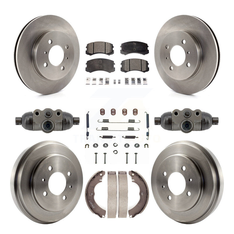 Transit Auto K8T-104838 Disc Brake Kit for 2002-2007 Mitsubishi Lancer - Front and Rear product image