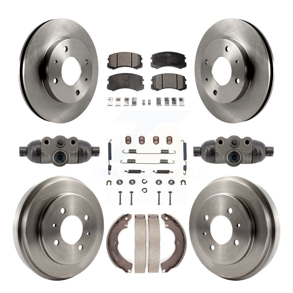 Transit Auto K8T-104840 Disc Brake Kit for 2002-2006 Mitsubishi Lancer - Front and Rear product image