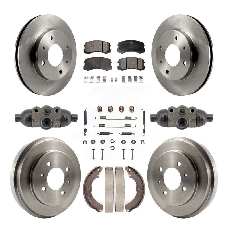 Transit Auto K8T-104840 Disc Brake Kit for 2002-2006 Mitsubishi Lancer - Front and Rear product image
