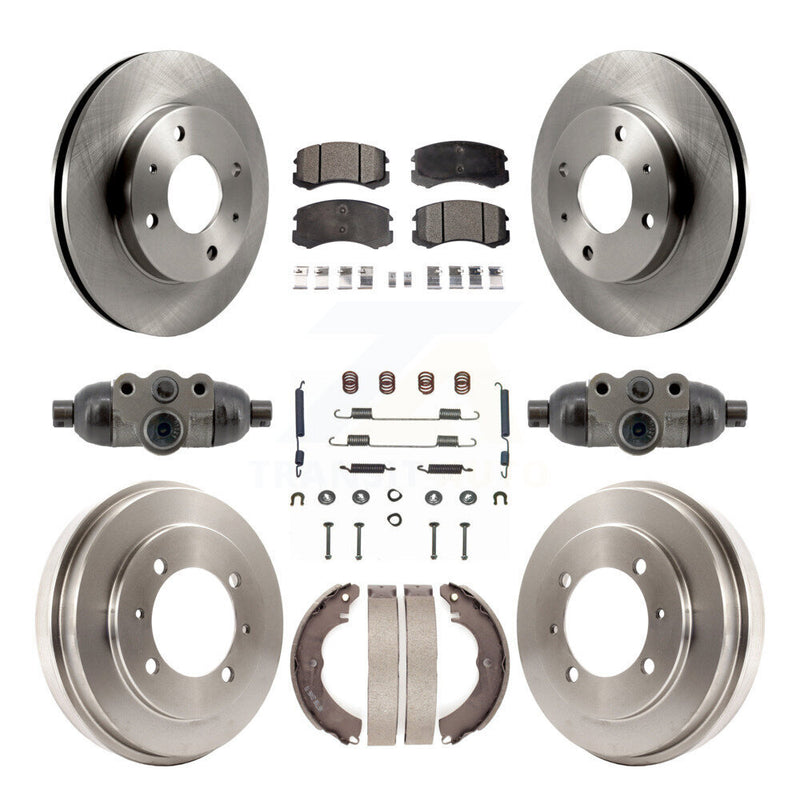 Transit Auto K8T-104841 Disc Brake Kit for 2002-2007 Mitsubishi Lancer - Front and Rear product image