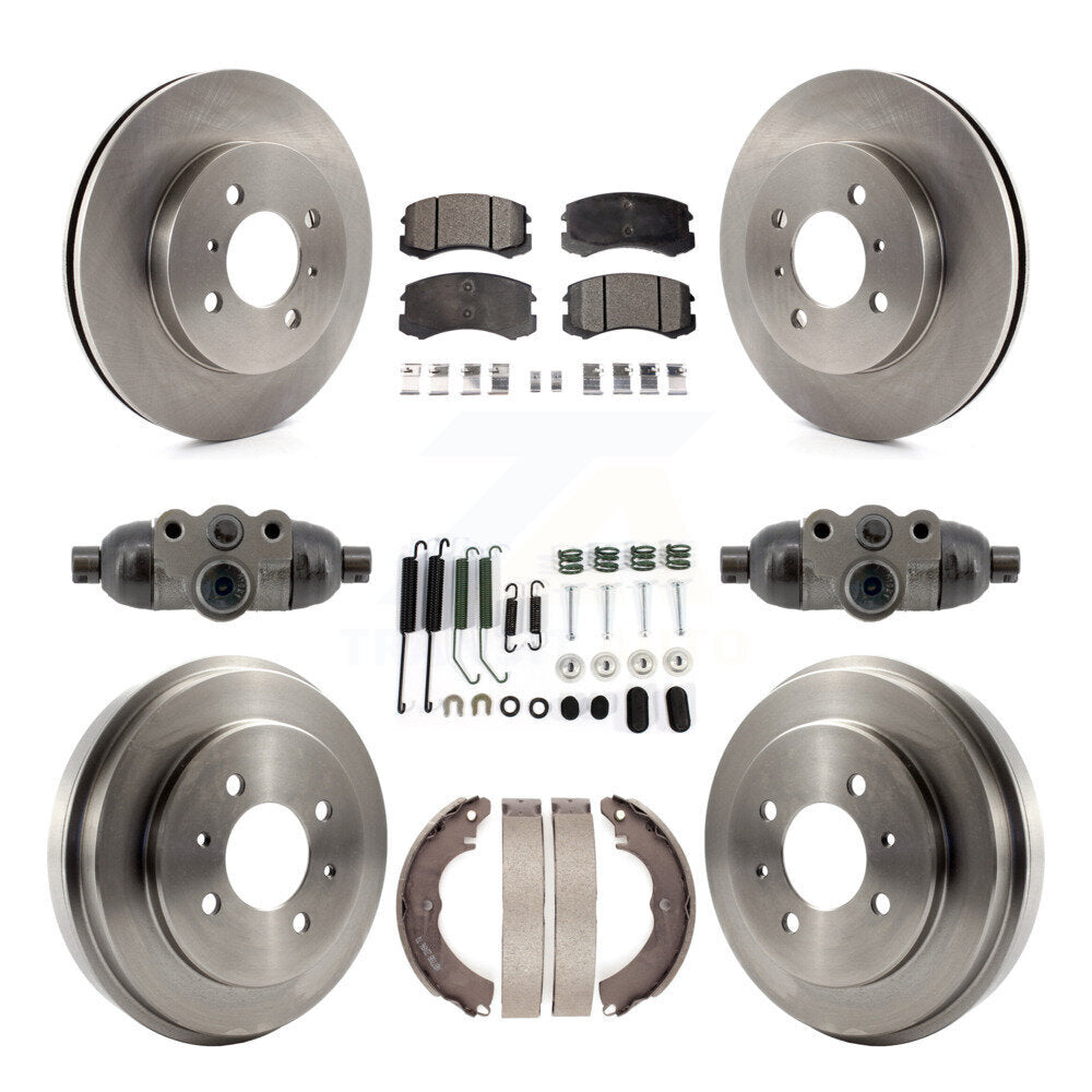 Transit Auto K8T-104843 Disc Brake Kit for 2007 Mitsubishi Lancer - Front and Rear product image