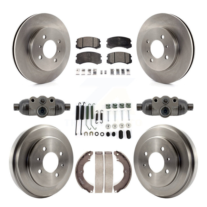 Transit Auto K8T-104843 Disc Brake Kit for 2007 Mitsubishi Lancer - Front and Rear product image