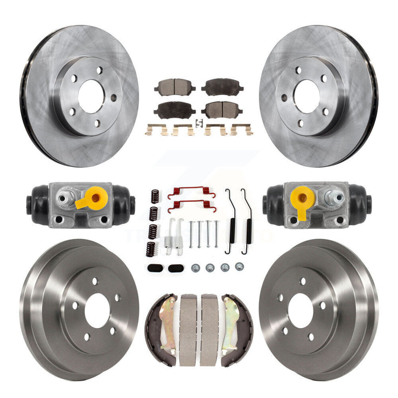 Transit Auto K8T-104848 Disc Brake Kit for 2009-2010 Chevrolet Cobalt, Pontiac G5 - Front and Rear product image