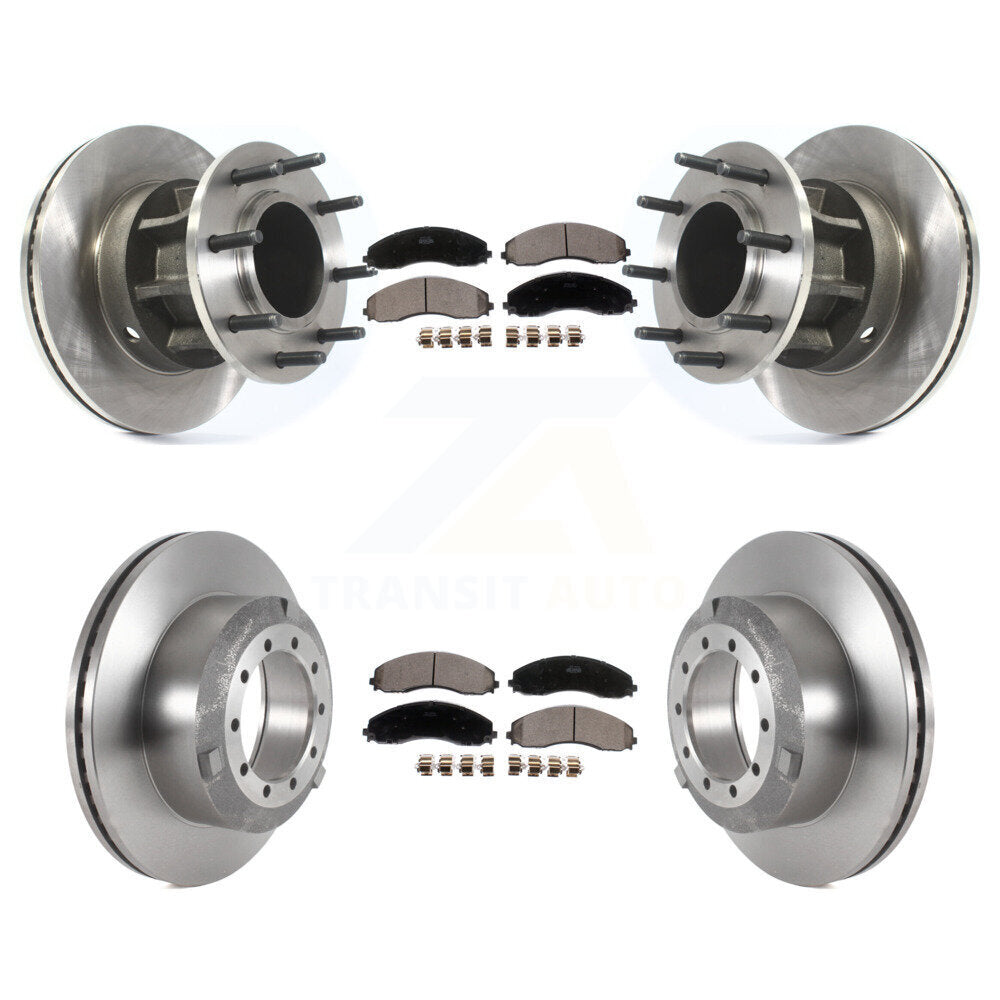 Transit Auto K8T-105369 Disc Brake Kit for 2017-2019 Ford F-450 Super Duty, Ford F-550 Super Duty - Front and Rear product image