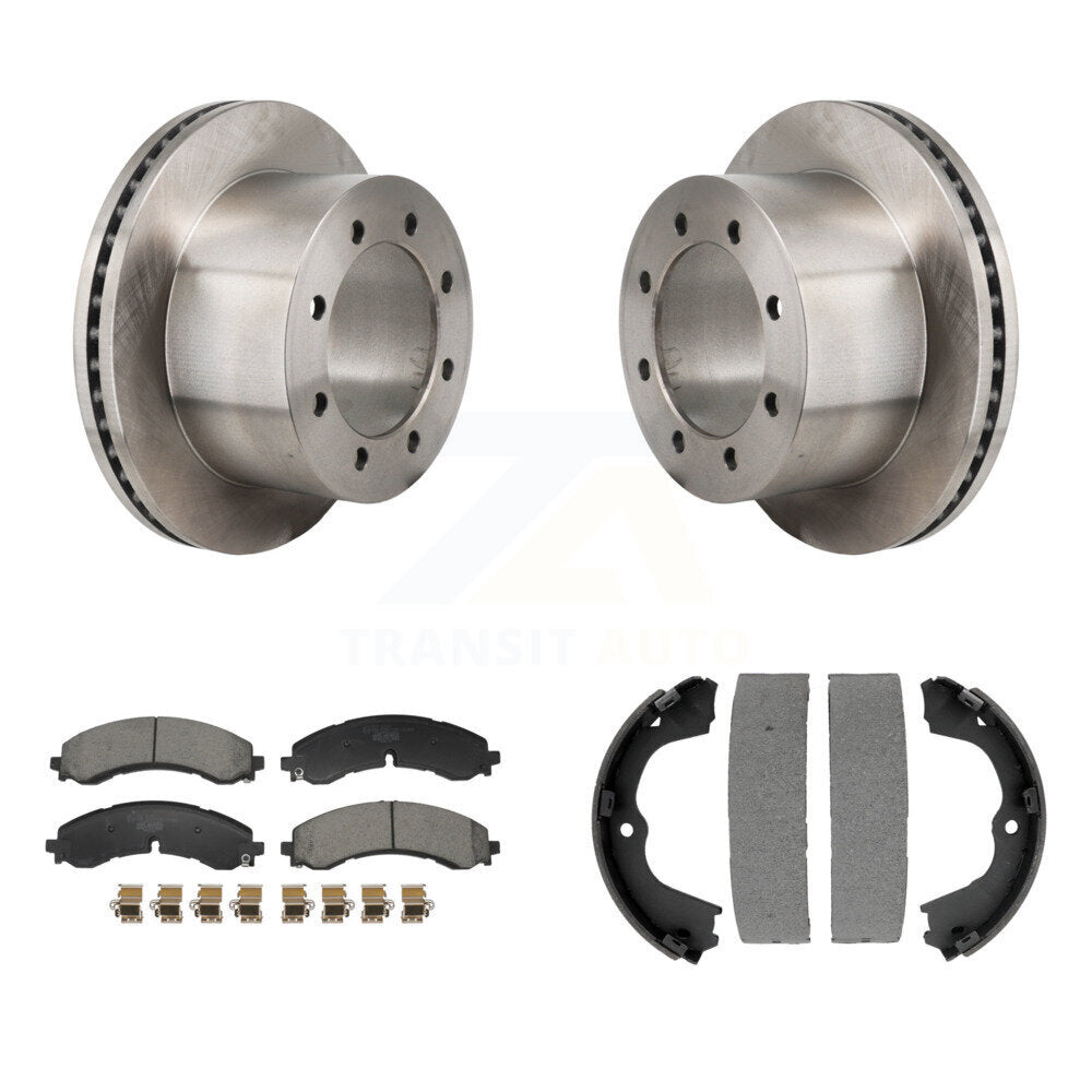 Transit Auto K8T-105371 Disc Brake Kit for 2020-2024 Chevrolet Silverado 3500 HD, GMC Sierra 3500 HD - Rear product image