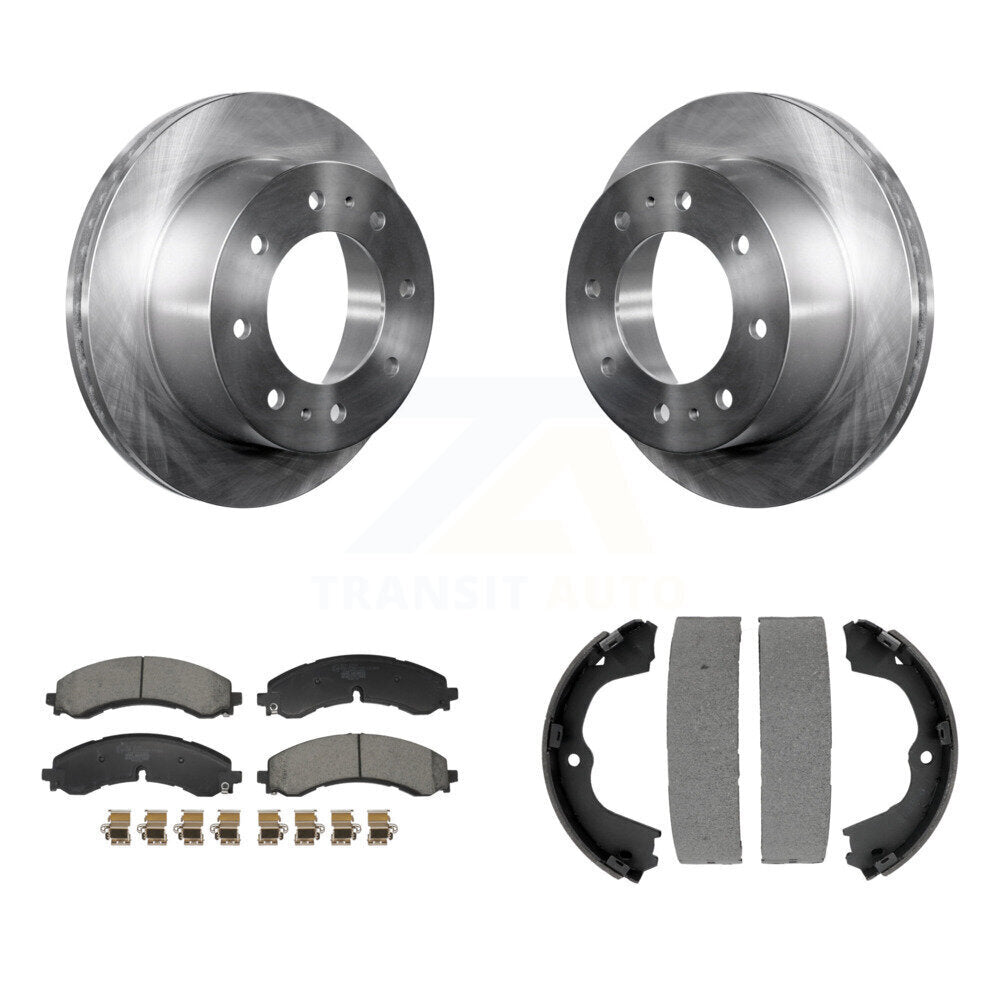 Transit Auto K8T-105372 Disc Brake Kit for 2020-2024 Chevrolet Silverado 2500 HD, Chevrolet Silverado 3500 HD, GMC Sierra 2500 HD & more - Rear product image