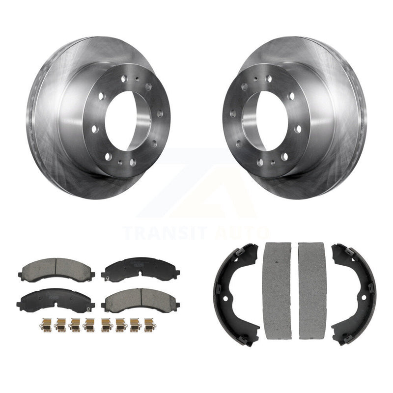 Transit Auto K8T-105372 Disc Brake Kit for 2020-2024 Chevrolet Silverado 2500 HD, Chevrolet Silverado 3500 HD, GMC Sierra 2500 HD & more - Rear product image