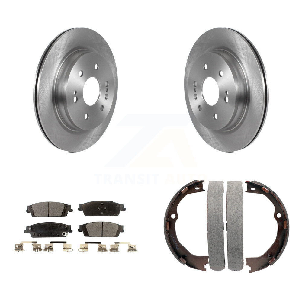 Transit Auto K8T-105382 Disc Brake Kit for 2019 Chevrolet Silverado 1500 LD, GMC Sierra 1500 Limited - Rear product image