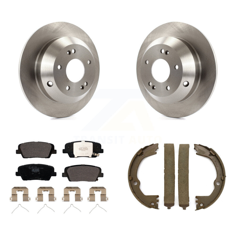 Transit Auto K8T-105408 Disc Brake Kit for 2017-2019 Hyundai Santa Fe XL, Hyundai Santa Fe, Hyundai Santa Fe Sport - Rear product image