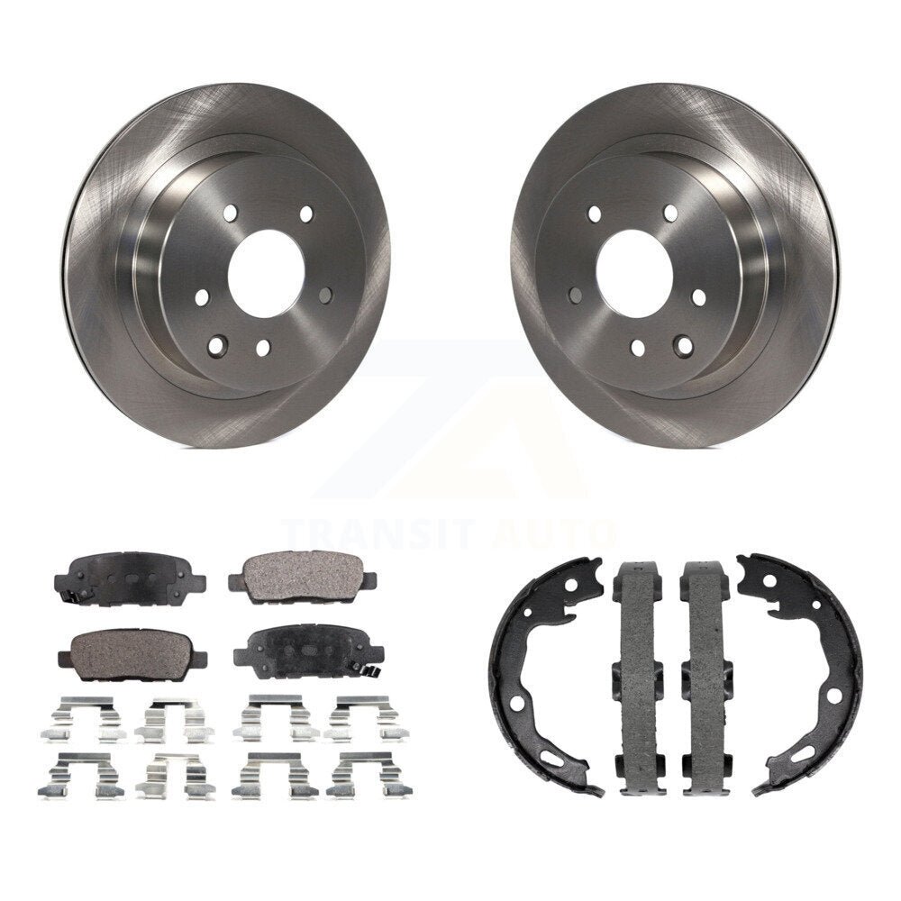 Transit Auto K8T-105421 Disc Brake Kit for 2014-2023 Nissan Rogue Sport, Nissan Rogue, Nissan Qashqai - Rear product image