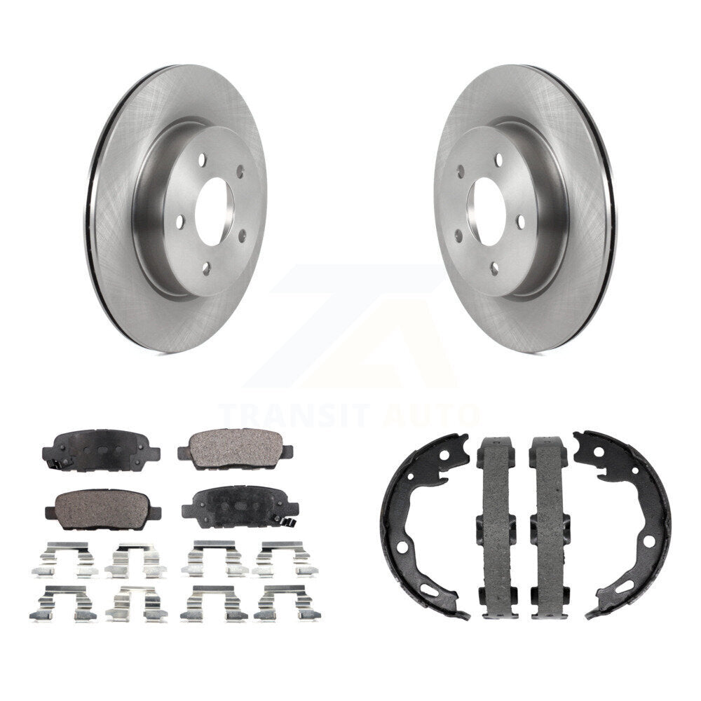 Transit Auto K8T-105422 Disc Brake Kit for 2017-2019 Nissan Rogue Sport, Nissan Qashqai - Rear product image