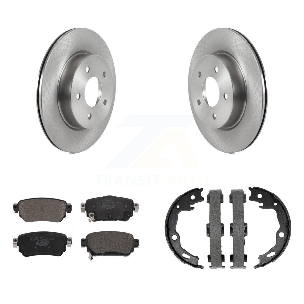 Transit Auto K8T-105423 Disc Brake Kit for 2018-2023 Nissan Rogue Sport, Nissan Qashqai, Nissan Rogue - Rear product image
