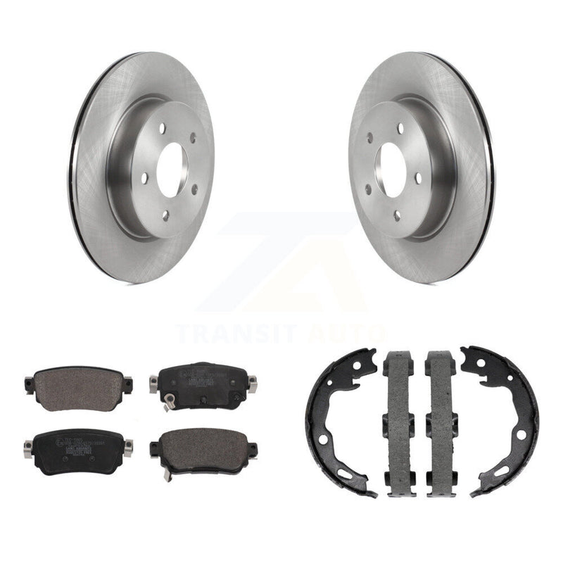 Transit Auto K8T-105423 Disc Brake Kit for 2018-2023 Nissan Rogue Sport, Nissan Qashqai, Nissan Rogue - Rear product image