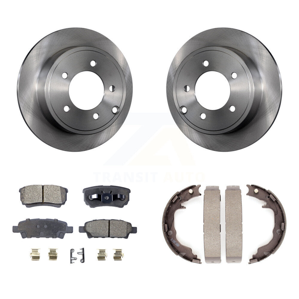 Transit Auto K8T-105446 Disc Brake Kit for 2007-2017 Jeep Compass, Jeep Patriot, Mitsubishi Lancer & more - Rear product image