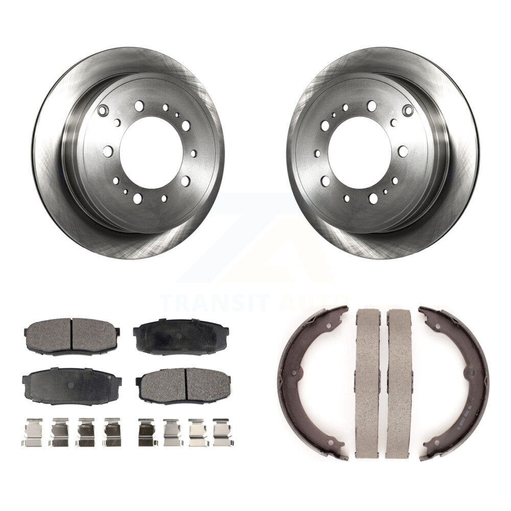 Transit Auto K8T-105499 Disc Brake Kit for 2007-2021 Lexus LX570, Toyota Land Cruiser, Toyota Sequoia & more - Rear product image