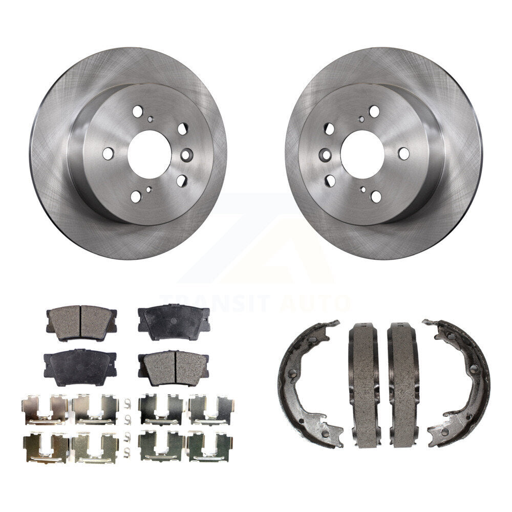 Transit Auto K8T-105521 Disc Brake Kit for 2012-2018 Lexus ES350, Lexus ES300h, Toyota Avalon & more - Rear product image