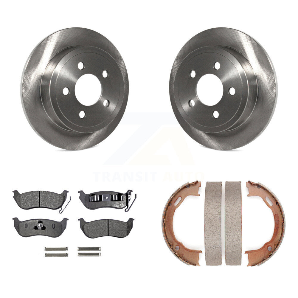 Transit Auto K8T-105577 Disc Brake Kit for 2003-2007 Jeep TJ, Jeep Liberty, Jeep Wrangler - Rear product image